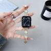Correa de Metal para Reloj con Diseño de Trébol de Cuatro Hojas y Nácar, Ajuste Delgado, Adecuada para Apple 9 iWatch 10 S11 Huawei Xiaomi