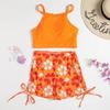 Trajes de baño Transfronterizos Europeos y Americanos, Bikini Sexy para Mujer con Espalda Descubierta Estampado, Trajes de Baño Divididos de Amazon, Trajes de Baño de Comercio Exterior