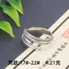 Plata S925 Anillo Abierto para Pareja Deseo del Ángel Plata Tailandesa Anillos de Pluma para Hombres y Mujeres Goro Takahashi Pluma de Ángel
