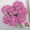 Pirulito de Hortênsia para Casamento Floricultura de Casamento Flor de Seda Flor Artificial Materiais para Arranjo de Flores de Cena