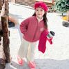 Jaqueta Espessa com Forro de Fleece para Meninas para Outono e Inverno 2025, Nova Jaqueta Baseball Acolchoada Infantil, Casaco de Algodão Leve de Inverno para Bebê