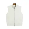 Chaqueta Chaleco de Cuello Alto de 380g para Hombres y Mujeres, Chaleco Deportivo Casual Holgado con Cremallera para Primavera y Verano, Chaleco de Trabajo Juvenil