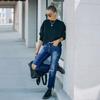 Venda Direta de Fábrica Spot Comércio Exterior Atacado Jeans Rasgado Feminino Emagrecedor Cintura Alta Calça Cigarrete Calças Retas