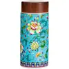 Fabricantes de origen de taza térmica de cerámica Jingdezhen taza térmica de porcelana azul y blanca taza de regalo para la salud taza de burbujas logotipo