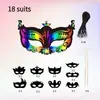 Máscaras de Rascar Creativas Coloridas Transfronterizas Nuevo Arte de Rascar de Halloween Arte de Rascar Hecho a Mano DIY