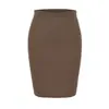 Saia midi elegante com listras color-blocking, afina a silhueta, corte evasê, para mulheres, novidade de verão, saia lápis, adequada para baixinhas, versátil, justa ao quadril