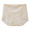 Ropa interior sexy de malla para mujer de cintura media, entrepierna de seda antibacteriana, hueca, encaje ligero, talla grande, shorts de triángulo fabricante