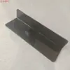 Bafle acrílico forma de L tira larga hueco escritorio baño gabinete puerta trasera estante de almacenamiento organizador gabinete de espejo almacenamiento tablero transparente