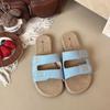 Pantuflas Birkenstock para Mujer, Novedad Verano 2025 Retro con Suela Gruesa de Velcro Birkenstock Sandalias de Playa