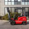 Empilhadeira Elétrica de 1,5 Tonelada com Rodas Empilhadeira Elétrica Mini Empilhadeira de Quatro Rodas para Operador Sentado