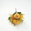Cacho artificial de cebolinha com 6 cabeças, flores artificiais de outono, flores da Amazon transfronteiriças, flores falsas, decorações pastorais, arranjo de cena, arranjo de flores atacado