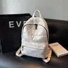 Nueva y popular mochila de algodón para mujer, informal, combinable, de gran capacidad, ligera y con gran capacidad.
