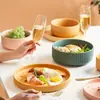 [Venta Especial de Liquidación] Vajilla de Cerámica Tazón de Arroz Plato Plato Hogar Plato para Pescado Tazón de Sopa Palillos Juego de Platos