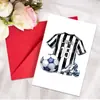 Novo Conjunto de Cartão de Cumprimentos e Envelope com Tema de Futebol Evento Exclusivo para Fãs Amazon Temu Cartão de Celebração