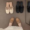 Meias Sapatilhas Birkenstock Meia-Lua Tecidas de Solado Plano Brisa Noturna para Mulheres Usarem Fora na Primavera e Verão Sandálias Suaves com Biqueira