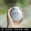Serie de Juego de Té Pintado a Mano de las Dinastías Tang y Song, Juego de Té Kung Fu para Uso Doméstico, Incluye Gaiwan, Tetera, Tazas de Té, Posavasos, Recipiente para Té y Colección de Cuchara para Té