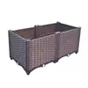 Caja para Plantar Verduras en Balcón Caja para Plantar Verduras Caja para Flores Engrosada Móvil con Ruedas Balcón Piso Maceta Grande Delgada