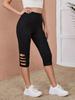 Pantalones de yoga para mujer de secado rápido nuevos, pantalones capri populares europeos y americanos, pantalones deportivos para correr y fitness, leggings cruzados en la espalda