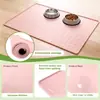 Alfombrilla de Silicona Extra Grande para Mascotas Transfronteriza, Alfombrilla para Comida de Gatos y Perros, Impermeable, Antideslizante, Lavable a Máquina Alfombrilla para Comida de Mascotas