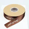 Fita de letra inglesa 1cm fita de cetim fita de seda serpentina embalagem de caixa de presente fita colorida materiais de embalagem diy