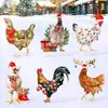 Nuevo letrero de suelo navideño con diseño de cachorro Grinch, letrero impermeable para césped de fiesta al aire libre, jardín
