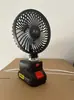 Ventilador Pequeño Transfronterizo, Recargable, Batería de Larga Duración, Batería de Litio para Escritorio Exterior Camping, Portátil para Puestos, Dormitorios, Tiendas de Campaña