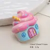 Acessórios de Resina DIY Desenho Animado, Comida, Casa, Cola de Chantilly, Presilhas de Cabelo, Capas de Celular, Fivelas de Sapato, Chaveiros, Pingentes
