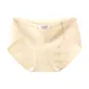 Pantis de algodón jacquard de corte alto para mujer, sin costuras, antibacterianos, con fuelle extendido, de cintura media, transpirables y diseñados para mujeres jóvenes