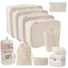 2025 Novas Sacolas Organizadoras Populares para Cosméticos, Mudança, Viagem, Conjunto de Sete Peças para Roupas, Colchas, Roupa Íntima, Desktop Atacado
