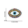 Serie Ojo de Perlas Bordado de Perlas Ojo del Diablo Parche Aplicación para Zapatos, Sombreros, Accesorios, Accesorios de Ropa, Parche Aplicación