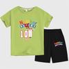 Blocos de construção digitais numberblocks roupas camiseta de manga curta conjunto infantil de tops e calças desenho animado estampado ins moda