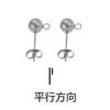 Pin de Soldadura de Perlas de Acero Inoxidable con Pendientes Colgantes Pendientes Pequeños Pendientes DIY Joyería Hecha a Mano de Oro de 18K Accesorios Pendientes de Acero de Titanio