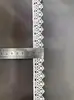 Encaje de 1.0-2 cm de Ancho Seda de Leche Código de Barras Bordado por Computadora Accesorios para Ropa Fábrica Directa Venta al por Mayor
