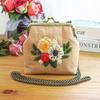 Tesouro lábio saco de ouro bordado artesanal diy material saco fazendo tecido fita bordado portátil moeda bolsa fábrica atacado