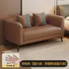 Sofá para sala de estar, apartamento pequeno, tecido resistente a arranhões de gato, de dois ou três lugares, adequado para aluguel, design simples, quarto, loja de roupas, área de descanso, sofá pequeno