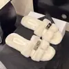 Pantuflas de Piel Estilo Coreano Sencillas para Mujer Calzado de Exterior 2026 Nuevo Estilo de Moda Otoño Invierno Versátiles Aumentan la Altura Zapatillas Planas para Mujer