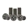 Tornillos M3 M4 de Cabeza Avellanada Phillips Acero Inoxidable 304 Niquelado Negro Cabeza Avellanada Delgada Tapa Pequeña Cabeza Delgada Cabeza Plana Tornillos para Máquina