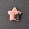 7 Piezas Adornos de Estrella de Cinco Puntas de Piedra Natural 20*20*6mm Estrella de Cristal Piedra Semipreciosa Decoración Transfronteriza Accesorios DIY