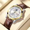 Reloj para hombre con doble calendario Xiyin TEMU, trémolo, manecilla rápida, con una generación de comercio exterior, resistente al agua, reloj de moda simple