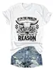 Amazon eBay site independente da moda e único feminino "se eu sou o problema" cabeça de touro T-shirt colorida de algodão de manga curta