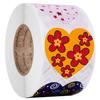 500 pegatinas de 1/1,5 pulgadas con diseño de amor para el Día de San Valentín, pegatinas de sellado con 8 patrones para decoración de regalos.