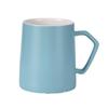 Taza blanca de Amazon transfronteriza de aspecto elegante Taza creativa para oficina taza de café para pareja taza de agua taza de cerámica