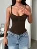 Kaikuo Transfronterizo Europeo y Americano Sexy Chica Caliente Ajustado Mono Camisola Ropa de Mujer 2026 Primavera/Verano Amazon Comercio Exterior