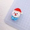 Série de Natal Desenho Animado Presente Acessórios de Resina Cola de Creme Capa de Celular DIY Grampo de Cabelo Título Acessórios de Decoração de Natal