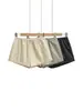 Fábrica de Origem [Estilo Menina Japonesa] Calças Casuais para Mulheres Verão Versátil Soltas Emagrecimento Cintura Média Perna Larga Shorts Finos