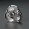 Liga de Zinco Tendência Cartão de Empurrar Portátil Blocos de Construção Deslizador EDC Giroscópio Metal Cruzamento Dedo Brinquedo de Descompressão Caixa Surpresa EDC