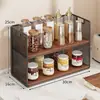 Estante Multicapa para Especias y Tazas de Encimera de Cocina, Organizador de Escritorio, Estante para Snacks de Mesa de Comedor, Portavasos para Sala de Estar