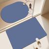 Alfombrilla antideslizante moderna y sencilla para puerta de baño, de secado rápido, absorbente de agua, para entrada del hogar