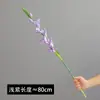 Gladiolo de Gema de 8 Cabezas Estilo Europeo Flor Artificial Flor Falsa Decoración Sala de Estar Mesa de Comedor Decoración Floral Rama Larga Decoraciones de Piso