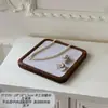 Suporte de exibição de colar de madeira Molde de pingente Prateleira de joias Modelo de manequim Exibição de joias para pescoço Prateleira de exibição Tiro